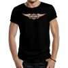 Camiseta Motera Harley Davidson Wings Negra