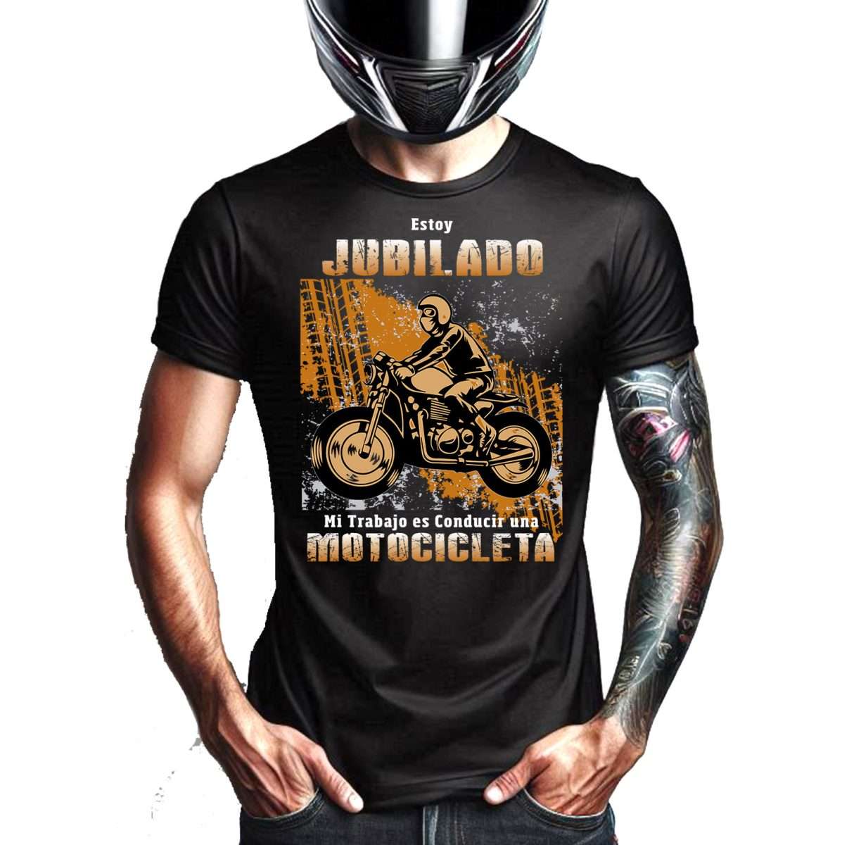 Estoy jubilado motero negra scaled