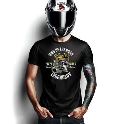 Camiseta Motera king Of The Road