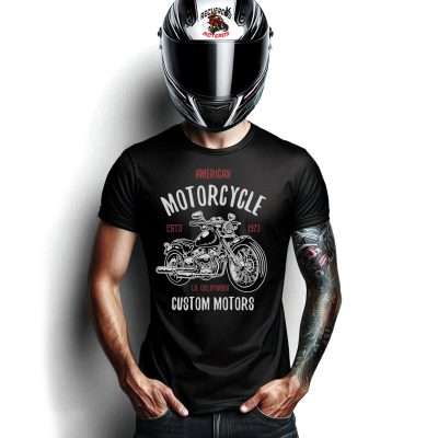 Camiseta Motera American Custom