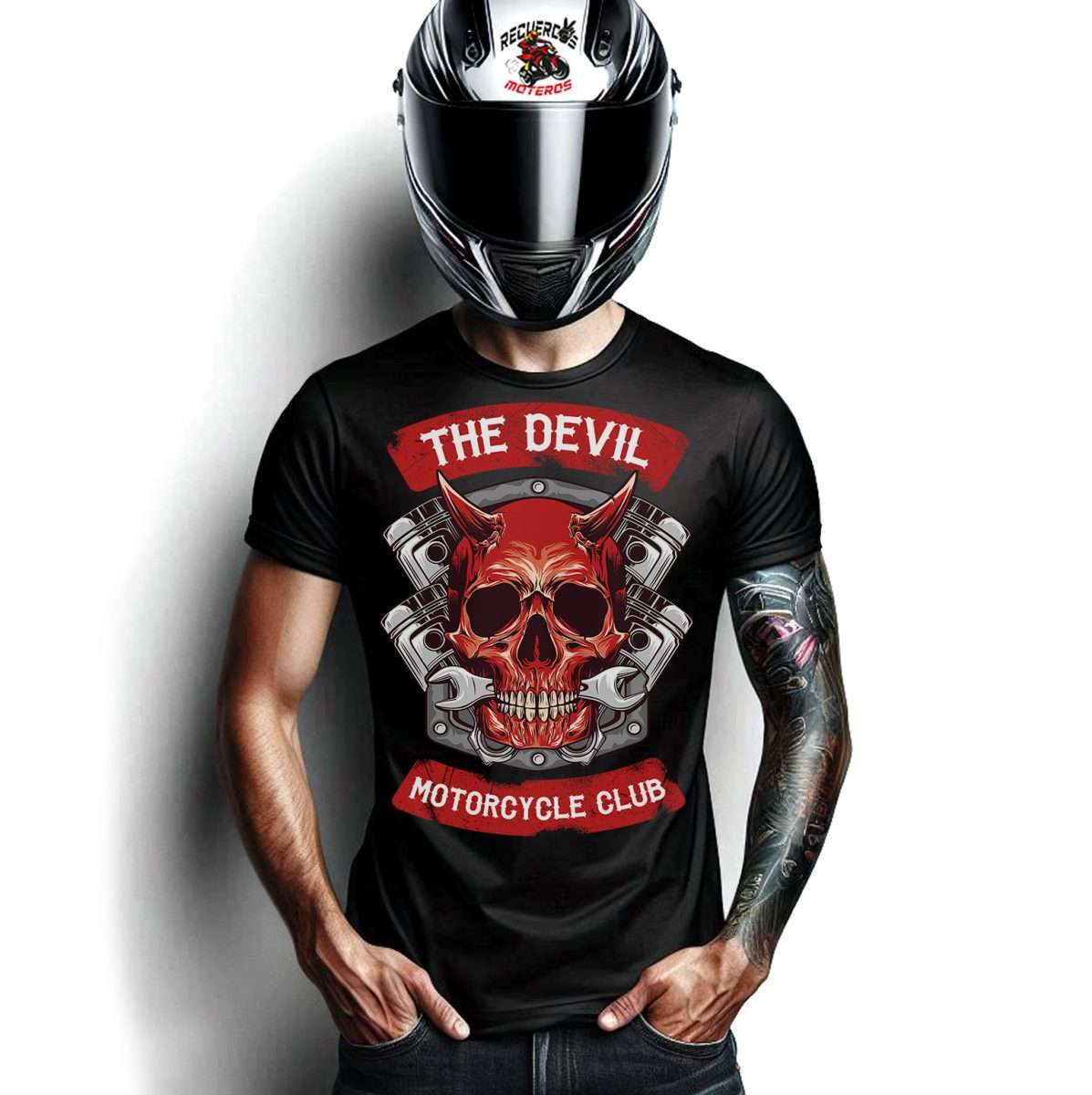 The devil motorcicles club negra scaled
