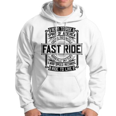 Sudadera Capucha Motera Fast Rider