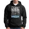 Sudadera Capucha Motera Two Wheels Forever Negra