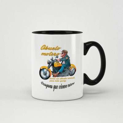 Taza Abuelo Motero