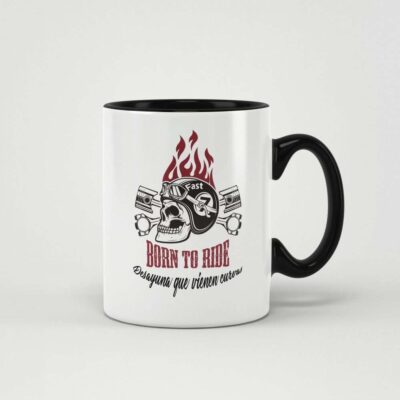 Taza Born to Ride Fast