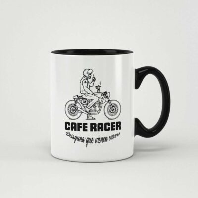 Taza Cafe Race Desayuno