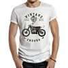 Camiseta enduro vintage blanca