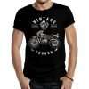 Camiseta enduro vintage negra