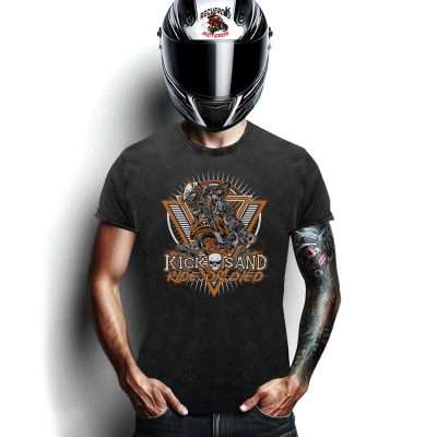 Camiseta Motera Kick Sand Ride or Died