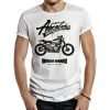 camiseta Adventure vintage enduro blanca