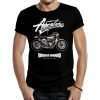 camiseta Adventure vintage enduro negra