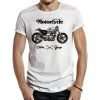 camiseta Cafe race Swap meet blanca