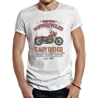 Camiseta Motera Easy Rider Motorcycle
