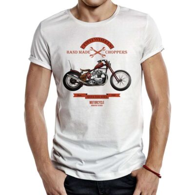 Camiseta Motera Hand Made Choppers