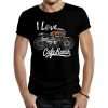 camiseta I love Cafe Race negra