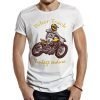 camiseta biker track custom blanca