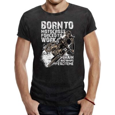 Camiseta Motera Born to Motocross