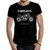 camiseta cafe race Two Wheels Forever negra