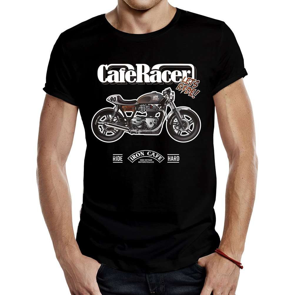 camiseta caferaca iron cafe negra