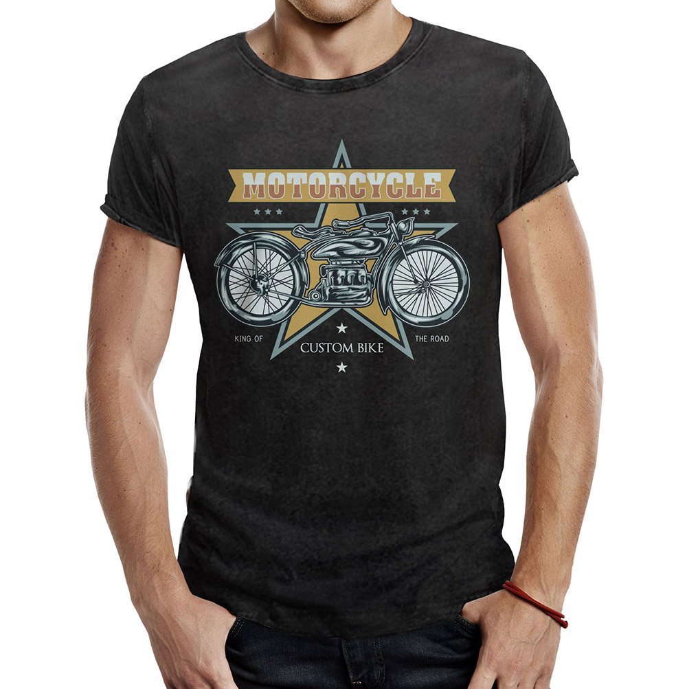 camiseta classic motorcycles husky