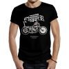 camiseta custom chopper motorcycle negro