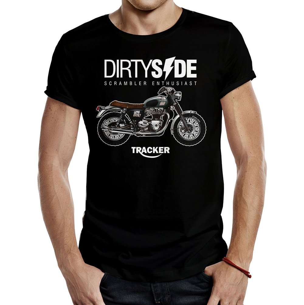 camiseta dirty side negra
