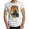 camiseta enduro racing blanca
