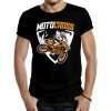 camiseta motocross adventure negra