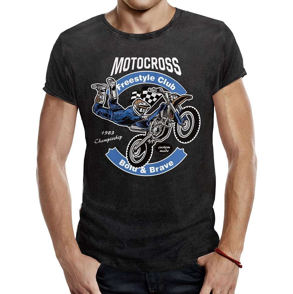 camiseta motocross frestyle club husky