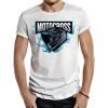 camiseta motocross helmet blanca