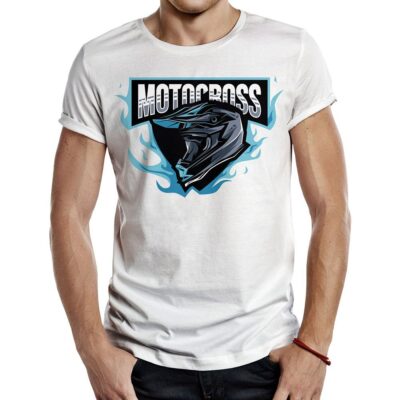 Camiseta Motera motocross helmet