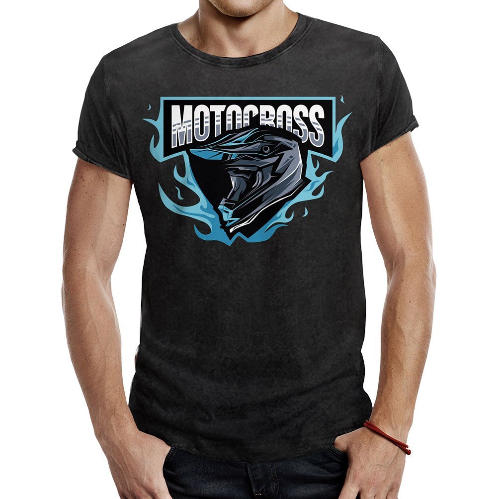 camiseta motocross helmet husky