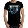 camiseta motocross helmet negra