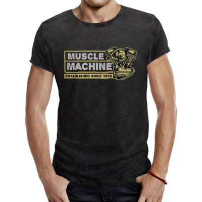 Camiseta Motera Muscule Machine