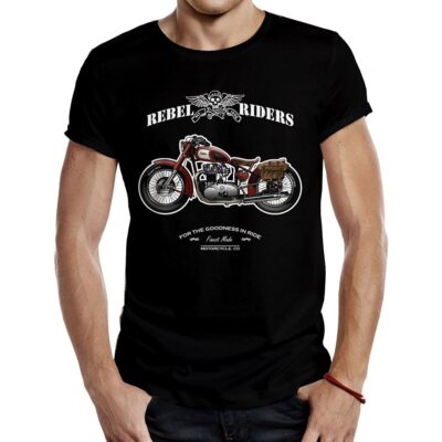 Camiseta Motera rebel riders goodness in ride