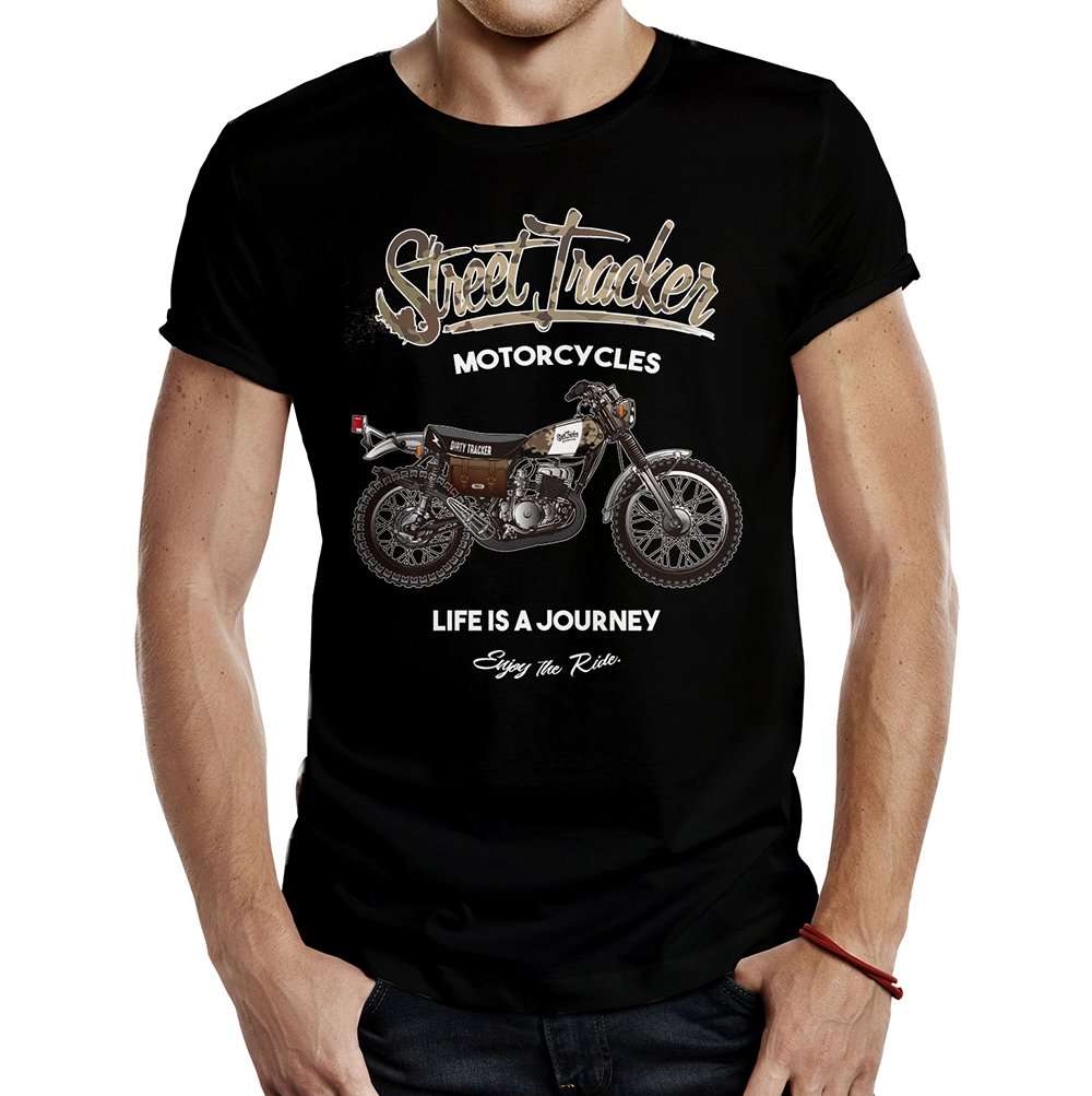 camiseta stret tracker negra