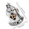 campana motera Skull Biker One Percent 1 er medidas 1