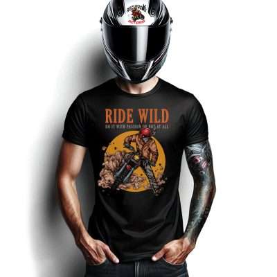 Camiseta Motera Ride Wild Passion
