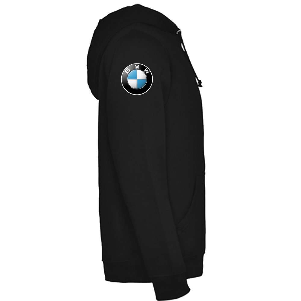 sudadera capucha negra hombre trail ceuta manga der BMW