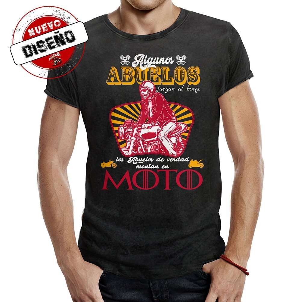 camiseta abuelo motero V2 husky