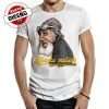 camiseta abuelo motero old school blanca new