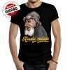 camiseta abuelo motero old school negra tn new