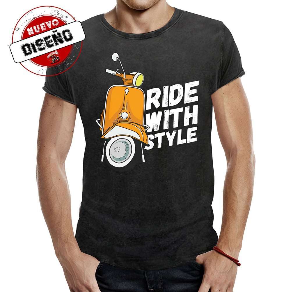 camiseta motera wide with style husky