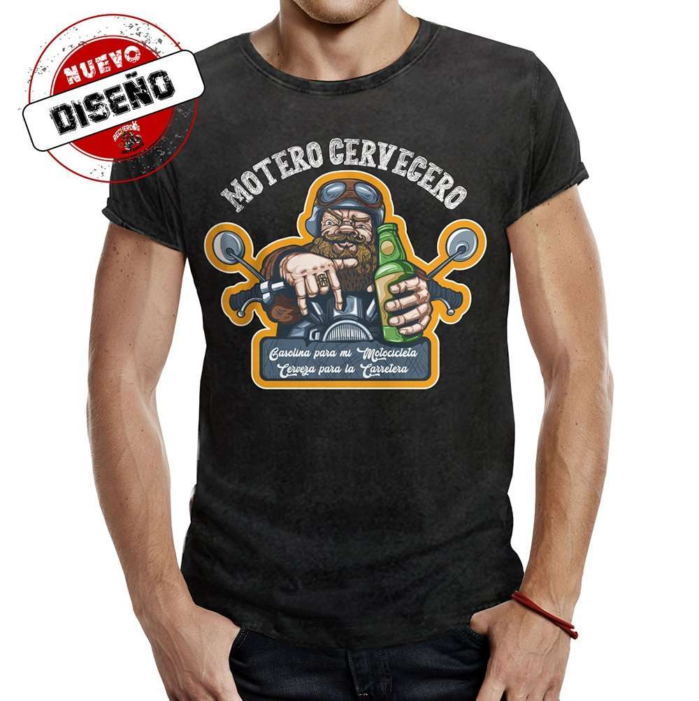camiseta motero cervecero kusky new