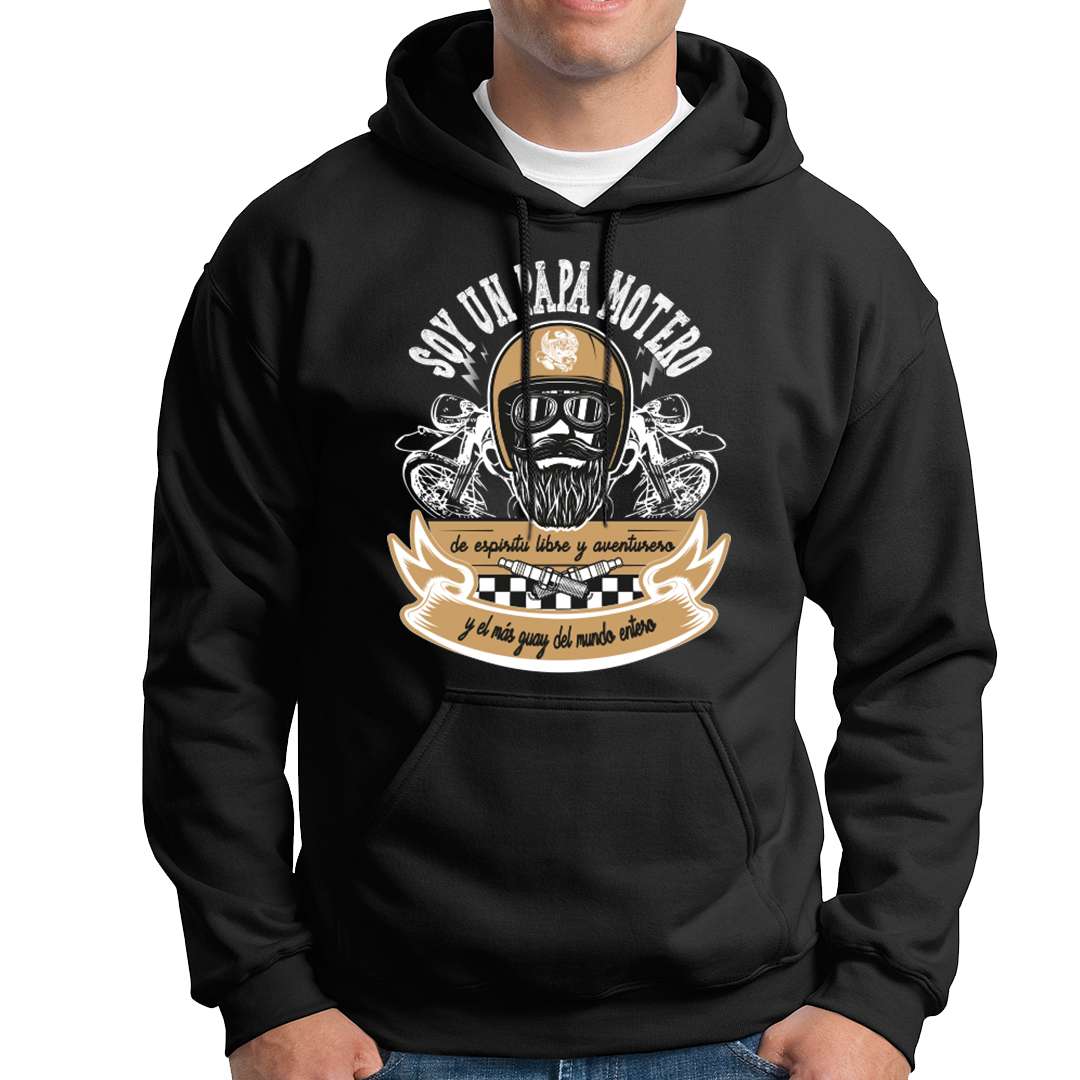 sudadera capucha blanca y negra hombre