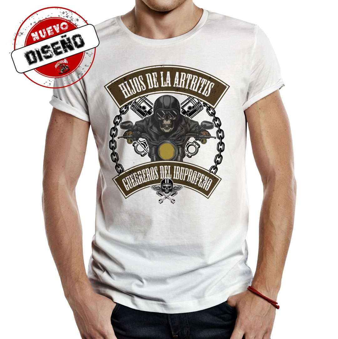 camiseta blanca hijos de la artritis
