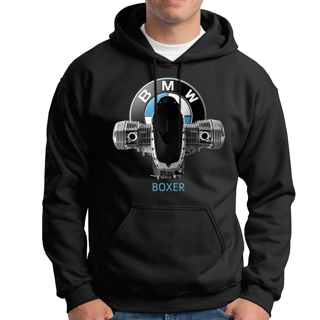 sudadera bmw boxer negra