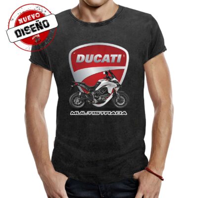 Camiseta motero ducati multistrada bl