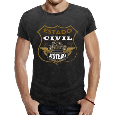 Camiseta motera Estado Civil Motero