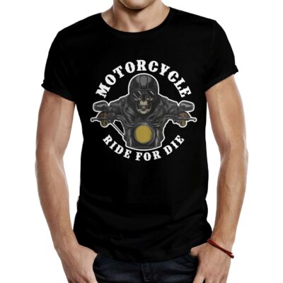 Camiseta motero motorcycles ride for die